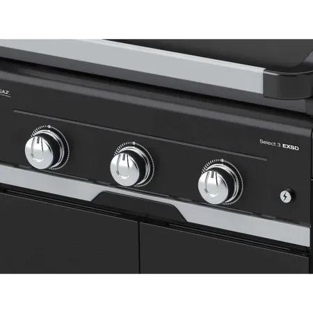 Barbecue a Gas Inox Campignaz 3 Bruciatori Piastra Griglia in Ghisa