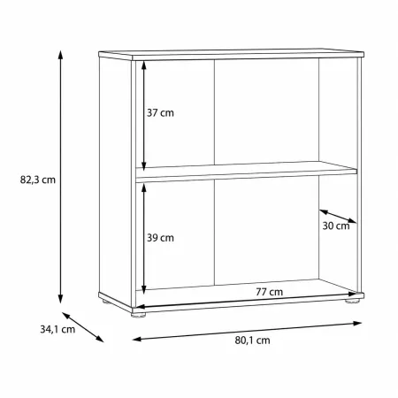 Mobile per Soggiorno Multiuso 2 Ante Beige Credenza Salvaspazio