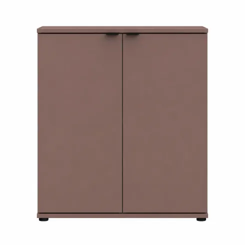 Credenza Multiuso 2 Ante Terracotta Madia per Soggiorno Salvaspazio