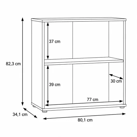 Credenza Multiuso 2 Ante Terracotta Madia per Soggiorno Salvaspazio