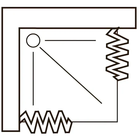 Box Doccia Bianco PVC Angolare Scorrevole Angolo Porte a Soffietto 2 Ante Lati | BricoShop24
