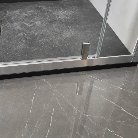 Box Doccia Angolare 2 Ante Battente Saloon Parete Fissa Vetro 6 mm in Cristallo
