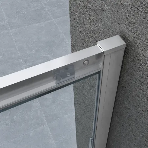 Porta Scorrevole Box Doccia Nicchia Anta Vetro 6 mm Cristallo Trasparente