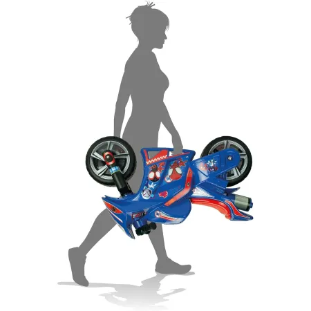Moto Cavalcabile per Bambini Blu Spidey Marvel Equilibrio Max 50kg