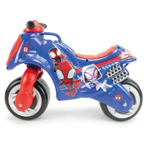 Moto Cavalcabile per Bambini per Equilibrio Blu Spidey Marvel Max 30kg