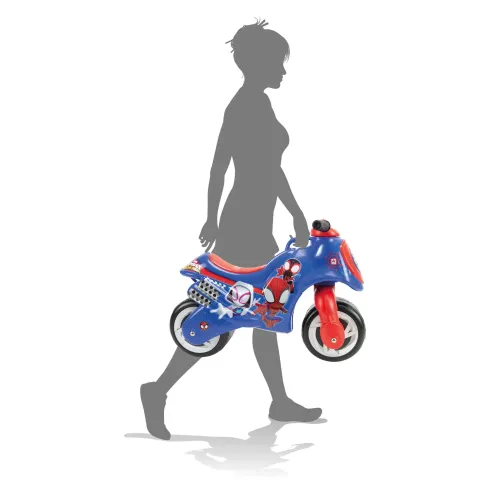 Moto Cavalcabile per Bambini per Equilibrio Blu Spidey Marvel Max 30kg