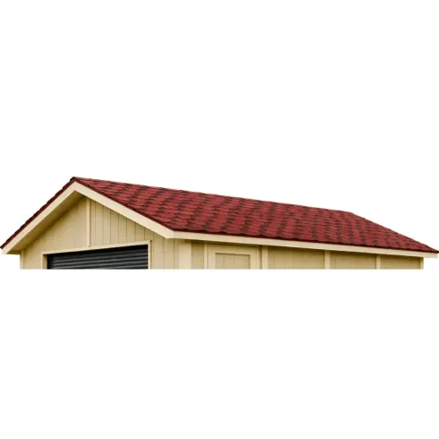 Casetta da Giardino in Legno 2x2 m 4 m2 con Pavimento e Tegole Rosso