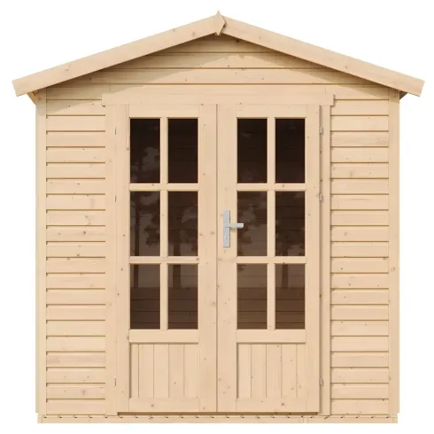Casetta da Giardino in Legno 2x2 m 4 m2 con Pavimento e Tegole Verde