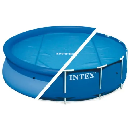Telo Termico Copri Piscina 244 cm Rotonda Copertura Autoportante Intex Frame