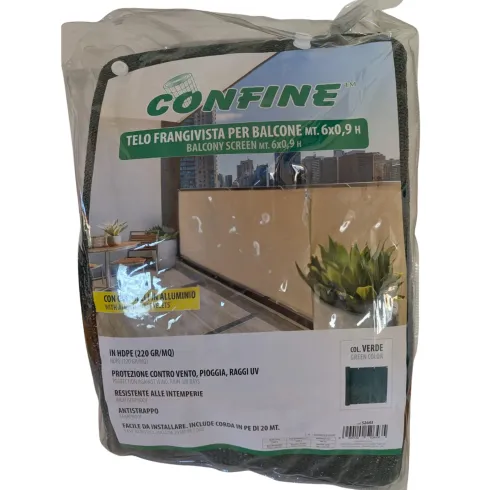 Telo Frangivista per Balcone Resistente e Anti Strappo da Terrazzo Verde