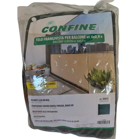 Telo Frangivista per Balcone Resistente e Anti Strappo da Terrazzo Verde
