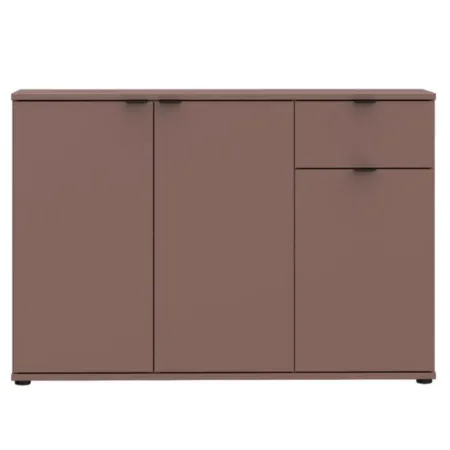 Madia 3 Ante 1 Cassetto Credenza Salvaspazio Terracotta per Soggiorno