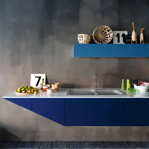 Lavello Cucina 2 Vasche da Incasso in Tectonite Grigio 83x50 cm