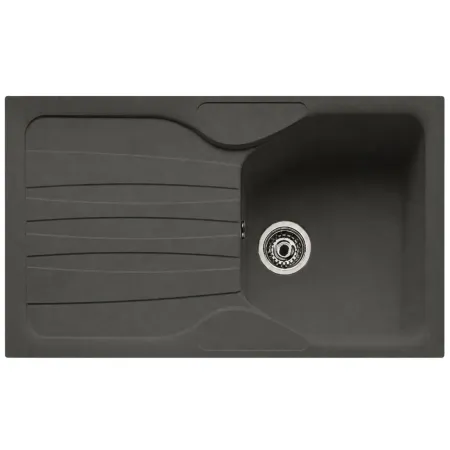 Lavello Cucina 1 Vasca con Gocciolatoio Reversibile Fragranite Grafite