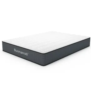 Materasso Matrimoniale 160x200x25 cm Memory Foam con Molle