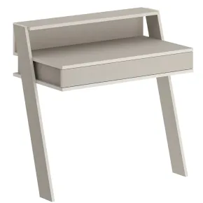 Scrivania da Parete con Cassetto Beige Cashmere Salvaspazio per Studio