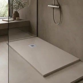 Piatto Doccia Slim Effetto Pietra a Pavimento con Piletta | BricoShop24 2