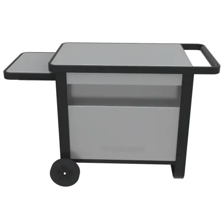 Carrello per Barbecue Campignaz in Acciaio con Ripiano Estraibile