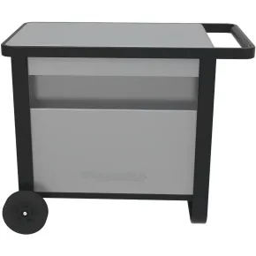 Carrello per Barbecue Campignaz in Acciaio con Ripiano Estraibile