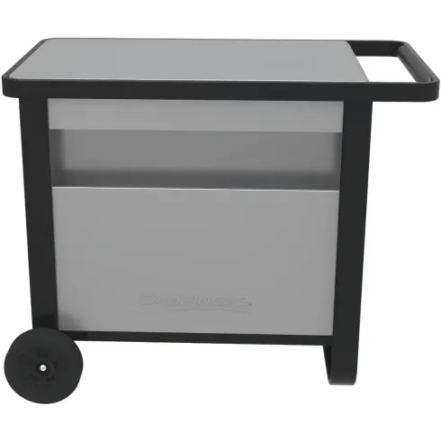 Carrello per Barbecue Campignaz in Acciaio con Ripiano Estraibile