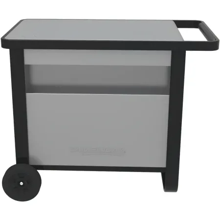 Carrello per Barbecue Campignaz in Acciaio con Ripiano Estraibile