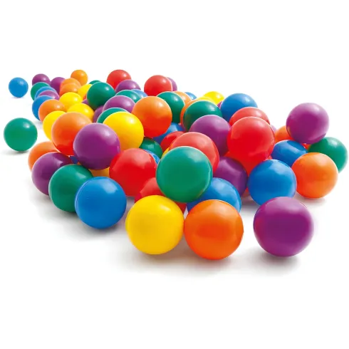 100 Palline per Piscina Gonfiabili Bambini 6,5 cm Colori Assortiti