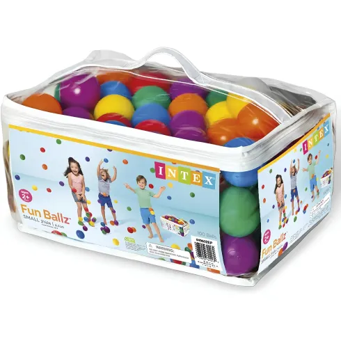 100 Palline per Piscina Gonfiabili Bambini 6,5 cm Colori Assortiti