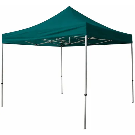 Gazebo a Fisarmonica in Alluminio 300x450 cm Verde Impermeabile Borsa