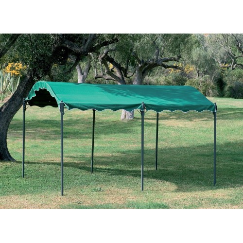 Gazebo 3x4 Carport PVC da Giardino Tendone Garage Box Auto Parcheggio Macchina