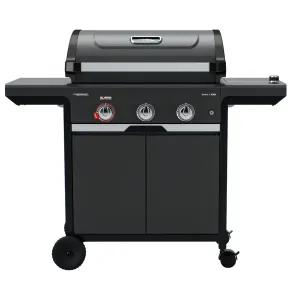 Barbecue Gas GPL 3 Bruciatori Fornello Laterale da Esterno Termometro