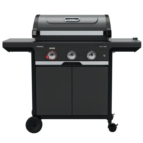 Barbecue Gas GPL 3 Bruciatori Fornello Laterale da Esterno Termometro