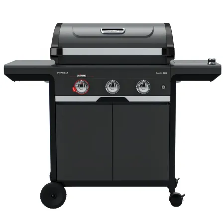 Barbecue Gas GPL 3 Bruciatori Fornello Laterale da Esterno Termometro