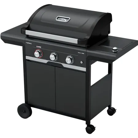 Barbecue Gas GPL 3 Bruciatori Fornello Laterale da Esterno Termometro