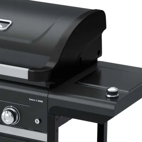 Barbecue Gas GPL 3 Bruciatori Fornello Laterale da Esterno Termometro