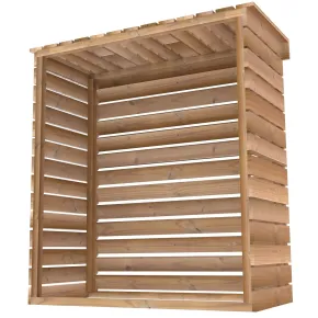 Copri Climatizzatore Esterno XL Legno Termotrattato con Lamelle Fisse 2