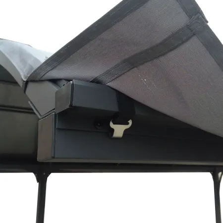 Telo per Tettoia Carport 485x300 cm Grigio Antracite PVC 280 g/m2