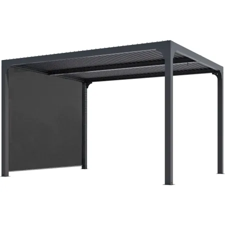 Pergola Bioclimatica Telo Laterale Lame Orientabili 360x300 cm Alluminio