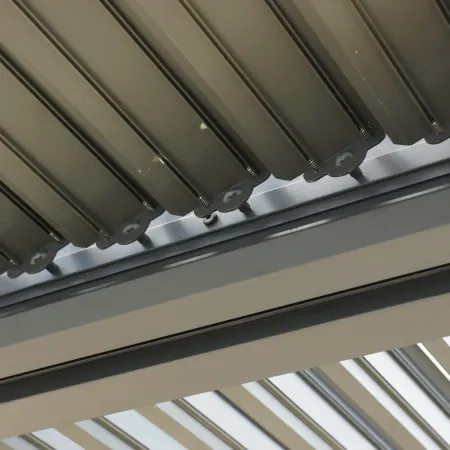 Pergola Bioclimatica Telo Laterale Lame Orientabili 360x300 cm Alluminio
