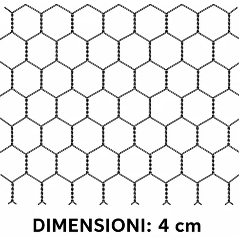 Recinto per Animali in Acciaio Zincato 2x3 m Pollaio con Telo 6 m2