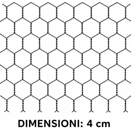 Recinto per Animali in Acciaio Zincato 2x3 m Pollaio con Telo 6 m2