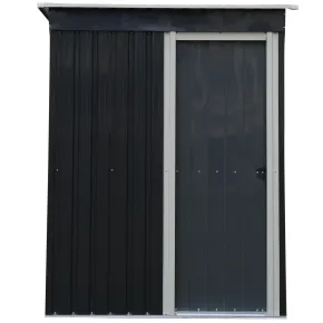 Casetta in Metallo 151x130 cm con Tetto Monofalda 2 m2 Lucchetabile