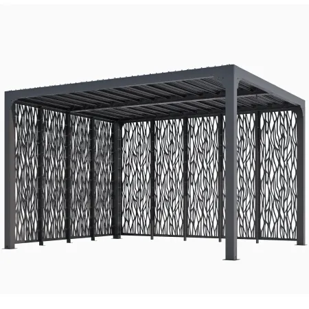 Pergola Bioclimatica 360x300 cm Copertura con Lame Orientabili Manuale