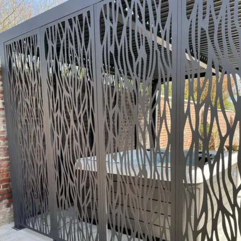 Pergola Bioclimatica 360x300 cm Copertura con Lame Orientabili Manuale