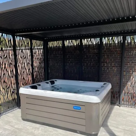 Pergola Bioclimatica 360x300 cm Copertura con Lame Orientabili Manuale