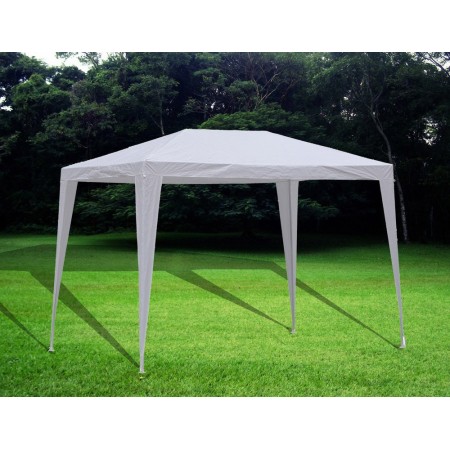 Gazebo 2x3 Bianco PVC Acciaio da Esterno Giardino Mercato Impermeabile Terrazzo