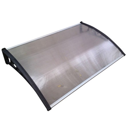 Pensilina Tettoia 120x80 Opaco in Policarbonato Copertura Portone Finestra