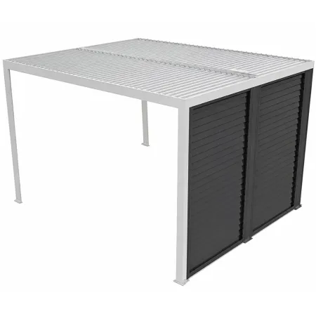 Veneziane in Alluminio 2 Pannelli per Pergola Bioclimatica Lato 3 m