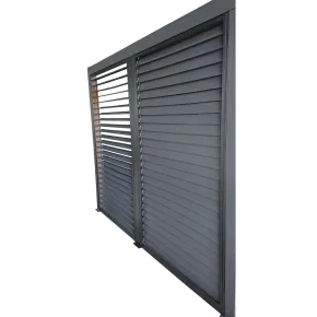 Veneziane in Alluminio 2 Pannelli per Pergola Bioclimatica Lato 3 m 2