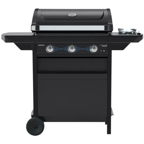 Barbecue a Gas 3 Fuochi Campignaz con Fornello Laterale Ripiano
