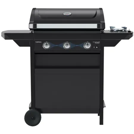 Barbecue a Gas 3 Fuochi Campignaz con Fornello Laterale Ripiano